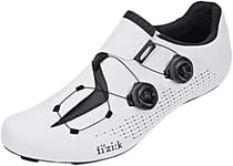 Fizik R1 Infinito, Chaussure de Cyclisme Unisexe, Mixte Homme, Chaussure de Cyclisme, R1INFIN18-2010-39, Blanc/Noir, 5.5 UK