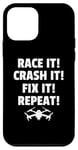 Coque pour iPhone 12 mini Meilleur Drone Racing Design Hommes Femmes Drone Pilote RC Racers