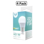 4-Pack FOREVER kallvit LED-lampa E27 6W 480lm (6000K) Vit