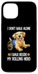 Coque pour iPhone 13 Chien en fauteuil roulant avec handicap My Rolling Hero pour propriétaire de chien