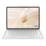 HUAWEI MatePad 12 X PaperMatte WiFi Tablettes, Écran PaperMatte de 12 Pouces, 144 Hz taux de rafraîchissement Auto-adaptatif, 1000 nits,12Go+256Go, Clavier NearLink, 10100 mAh Batterie, Blanc, Stylet