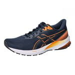 ASICS GT 1000 12 Homme Chaussures de Course Bleu Orange