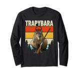 Capybara Trapybara Funny Capybara Trap Shooting Long Sleeve T-Shirt