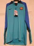 FC Barcelona Nike Dri Fit Strike Drill Top Size UK L New with Tags