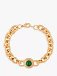 Susan Caplan Pre-Loved Rediscovered Collection Swarovski Crystal Chain Bracelet, Dated Circa 1980s