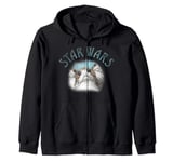 Star Wars The Last Jedi Porg Trio Portrait Zip Hoodie