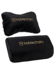 noblechairs Pillow-set for EPIC/ICON/HERO - Black/Gold - Svart / Guld - Tyg