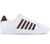 K-Swiss classic court TIEBREAK Leather Hommes Sneaker Blanc 07011-936 Neuf