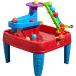 Step2 Discovery Ball Table d'eau avec balles Table de Jeu Enfant a Eau avec 13 Accessoires Table d'activité / Jouet pour Le Jardin