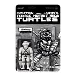 Super7 TMNT ReAction Figure Wave 9 - Leonardo (Comic Greyscale)