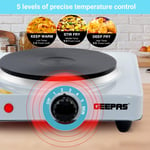 1000W Single Portable Electric Hot Plate Cooker Table Top Kitchen Stove Hob