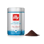 illy Coffee, Decaffeinated Ground Medium Roast, 250 g (Pack of 1)