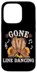 Coque pour iPhone 14 Pro Gone Line Dancing Musique country western Line Dancer