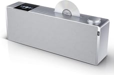 Loewe klang s3 Smart Radio with CD Player, 120 Watt Speaker with Bluetooth/Wifi Connection, Stream from All Major Services, Exceptional Sound and Modern Design - Light Grey