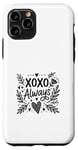 Coque pour iPhone 11 Pro XOXO Cœur d'amour pour la Saint-Valentin