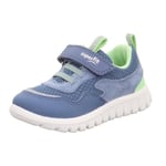 Superfit Sport7 Mini Sneaker, Blue Light Green 8030, 9.5 UK Child