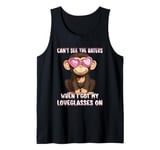 Can't See The Haters Loveglasses On Monkey Heart Glasses Tank Top