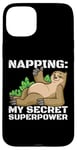 iPhone 15 Plus Napping Superpower Power Nap Lazy Pajama Day Sleep Sloth Case