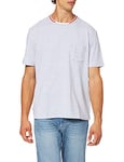 Lacoste Men's TH3449 T-Shirt, Argent Chine, XS