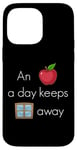 iPhone 14 Pro Max An Apple a day keeps windows away fun PC operating system Case