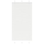 Plisserad persienn vit 110x200 cm tyg bredd 109,4cm polyester