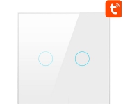 ZigBee Avatto ZTS02-EU-W2 Double TUYA Touch Light Switch (white)