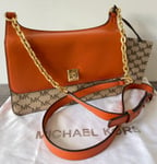 MICHAEL KORS STUDIO LEATHER & MK MONOGRAM NATALIE BAG BNWT