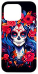 Coque pour iPhone 16 Pro Dia De Los Muertos Masque La Catrina