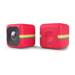 POLAROID CUBE + HD CAMERA RED