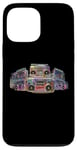 Coque pour iPhone 13 Pro Max Radio Hiphop Boom Box années 80 et 90 pour amateurs de rap pour hommes, femmes, enfants