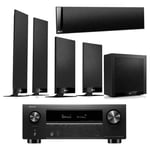 Denon AVR-X2800H DAB Noir + KEF T205