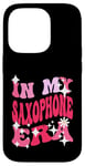 Coque pour iPhone 14 Pro In My Saxophone Era Music Band pour femmes et enfants