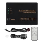 3 Port Hdr Switcher 3X1 Switching Device 4K 60Hz Remote Control 3In 1 O MPF