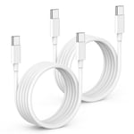 Câble Chargeur Iphone 15 16, 2M Câble Usb C Vers Usb C Charge Rapide 60W Pour Apple Iphone 16 Pro/16 Pro /15 Pro /15 Plus, Ipad, Macbook, Galaxy Samsung[Q786]