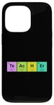 Coque pour iPhone 13 Pro STEM Cadeau Science et Chimie Éléments de chimiste pour enseignant