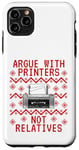 iPhone 11 Pro Max Ugly Christmas Printer, IT Technician, Computer Office Funny Case