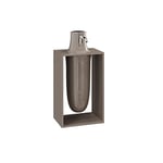 Cosmic Soap Dispenser | Gloss Finish | Ideal for Bathrooms, Sinks and Toilets | Measures 10.2 x 10.2 x 21 cm, Zinc, Grey Mink, 10,2 x 10,2 x 21 cm