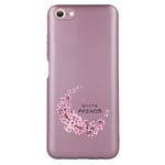 Coque rose pour Iphone 7 8 SE ceriser fleur