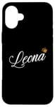 Coque pour iPhone 16 Plus Leona Custom Name - Leona for Women Kids Toddlers