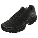 Nike Femme Air Max Plus Sneaker, Black Black Anthracite Sail, 44 EU