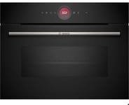 Bosch Series 8 CMG7241B1B Compact Oven with Microwave Function - Black