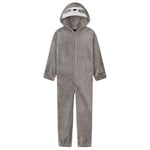 CityComfort Combinaison Pyjama Enfant Animaux Grenouillère Surpyjama en Polaire (Gris Paresseux, 11-12 Ans)