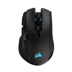 Corsair IRONCLAW RGB datamus Høyre hendt RF Wireless + Bluetooth + USB Type-A Optisk 18000 DPI