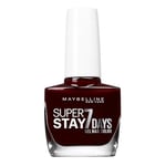 Maybelline New York – Vernis à Ongles Professionnel – Technologie Gel – Super Stay 7 Days – Teinte : Rouge Couture (287)