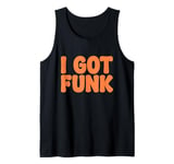 Funky Soul Music Vibes 70s Retro Vintage Album Lover Tank Top