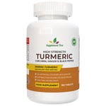 Turmeric 5000mg with Curcumin Ginger And Black Pepper, 180 High Strength Tablets