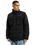 Brandit Men's M65 Giant Jacke Shell Jacket, Schwarz, 7XL Große Größen