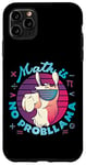 Coque pour iPhone 11 Pro Max Math is No ProbLlama Jeu de mots amusant en forme de lama