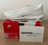 Nike Mens Air Max 97, Size 7 UK, White Trainers 921826 101