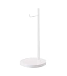 YAMAZAKI 2291 BAUTES Support pour Casque Rond, Blanc, Acier, Minimaliste, 13 x 13 x 28 c m